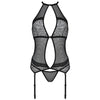 PASSION - SATARA KORSETT EROTIK LINIE SCHWARZ S/M