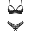 OBSESSIVE - SERAFIA-SET ZWEITEILIG KÖRPERLOS XS/S