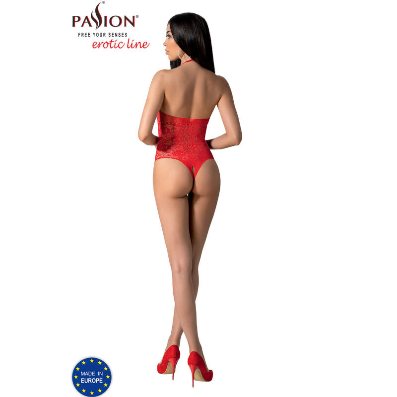 PASSION - BS094 SCHWARZER BODYSTOCKING, EINE GRÖSSE