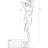 PASSION - BS096 SCHWARZER BODYSTOCKING, EINE GRÖSSE
