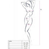 PASSION - BS098 SCHWARZER BODYSTOCKING, EINE GRÖSSE