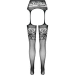 PASSION - S029 SCHWARZE STRUMPFSTRUMPFHOSE, EINE GRÖSSE