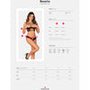 OBSESSIVE - ROXELIA SET ZWEITEILIG KÖRPERLOS XS/S