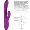 INTENSE - APOLO WIEDERAUFLADBARER MULTIFUNKTIONSVIBRATOR 7 VIBRATIONEN MIT LILA SCHWINGENDER ZUNGE