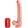 KING COCK - REALISTISCHER PENIS MIT 3D-KUGELN 24.8 CM LICHT