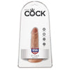 KING COCK - REALISTISCHER PENIS 12 CM KARAMELL