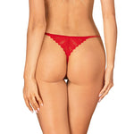 OBSESSIVE - INGRIDIA THONG OBERTEIL ROT M/L