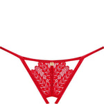 OBSESSIVE - INGRIDIA THONG OBERTEIL ROT M/L
