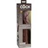 KING COCK - ELITE REALISTISCHER SILIKONDILDO 28 CM BRAUN
