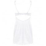 OBSESSIVE - AMOR BLANCO CHEMISE & WEISSER TANGA S/M