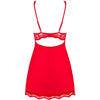 OBSESSIVE - LUVAE BABYDOLL & TANGA RED S/M
