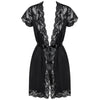 OBSESSIVE - 810-PEI-1 SCHWARZES KLEID S/M