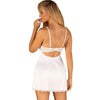 OBSESSIVE - AMOR BLANCO CHEMISE & WEISSER TANGA S/M