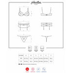 OBSESSIVE - HEARTINE SET DREI TEILIG S/M