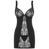 OBSESSIVE - HEARTINE CHEMISE & TANGA SCHWARZ S/M