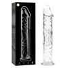 NEBULA SERIES BY IBIZA - MODELL 12 DILDO BOROSILIKATGLAS KLAR 17 CM -O- 3.5 CM