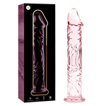 NEBULA SERIES BY IBIZA - MODELL 12 DILDO BOROSILIKATGLAS KLAR 17 CM -O- 3.5 CM