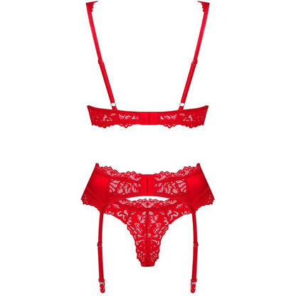 OBSESSIVE - AMOR CHERRIS SET 3-TEILIG L/XL