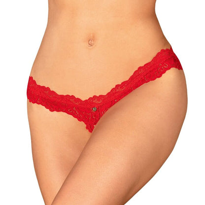 OBSESSIVE - AMOR CHERRIS THONG OBERTEIL L/XL
