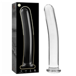 NEBULA SERIES BY IBIZA - MODELL 17 DILDO BOROSILIKATGLAS KLAR 18.5 CM -O- 3 CM