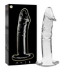NEBULA SERIES BY IBIZA - MODELL 19 DILDO BOROSILIKATGLAS KLAR 18.5 CM -O- 4 CM
