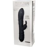 ADRIEN LASTIC - TWISTER VIBRATOR UND ROTATOR MASSAGER RABBIT SCHWARZ