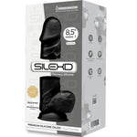 SILEXD - MODEL 1 REALISTISCHER PENIS PREMIUM SILEXPAN SILIKON SCHWARZ 21.5 CM