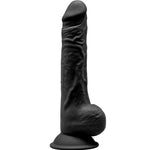 SILEXD - MODEL 1 REALISTISCHER PENIS PREMIUM SILEXPAN SILIKON SCHWARZ 24 CM