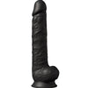 SILEXD - MODEL 1 REALISTISCHER PENIS PREMIUM SILEXPAN SILIKON SCHWARZ 38 CM