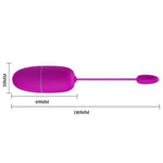 PRETTY LOVE - VIBRIERENDES EI DER NYMPHE, APP-GESTEUERT, LILA