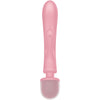 SATISFYER - TRIPLE LOVER RABBIT VIBRATOR MASSAGER ROSA