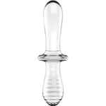 SATISFYER - DOPPEL KRISTALL DILDO TRANSPARENT