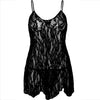 LEG AVENUE - CHEMISE-BLUMENSPITZE