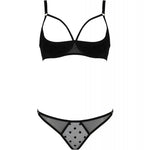 PASSION - MARINA SET ZWEITEILIG SCHWARZ S/M