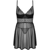 OBSESSIVE - CHEMERIS SET BADYDOLL & THONG XS/S
