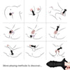 ARMONY - KYLIN FINGERVIBRATOR & ANALPLUG FERNBEDIENUNG SCHWARZ