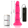 DIVERSIA - FLEXIBLER DILDO MIT VIBRATION ROSA 23 CM -O- 4.3 CM