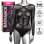 CALEXOTICS - RADIANCE LANGARM-BODYSUIT RHINE PLUS GRÖSSE