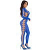 LEG AVENUE - RECKLESS ANKLE BODYSTOCKING SCHWARZ