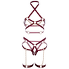 LEG AVENUE - HARNESS BH & HEART GARTER S