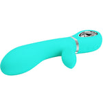 PRETTY LOVE - THOMAS MULTIFUNKTIONS-G-SPOT-VIBRATOR AQUA GREEN