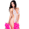 CHILIROSE - CR 3507 BODYSUIT, SCHWARZ, S/M