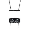 LIVCO CORSETTI FASHION - BELITA LC 90231 BH + HÖSCHE + STRUMPFGÜRTEL SCHWARZ S/M