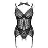 LIVCO CORSETTI FASHION - GIELLANDRA FOR THE SENSES COLLECTION KORSETT + PANTY SCHWARZ