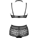 LIVCO CORSETTI FASHION - LINERA FÜR DIE SENSES-KOLLEKTION BH + PANTY SCHWARZ