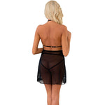 LIVCO CORSETTI FASHION - MALVIAMI LC 90625 HEMD + HOSE SCHWARZ