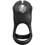 PRETTY LOVE - SILAS VIBRANT PENIS RING 7 VIBRATIONEN SCHWARZES SILIKON