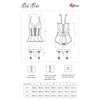 LIVCO CORSETTI FASHION - RED ROSE LC 90130 KORSETT + HÖSCHE ROT