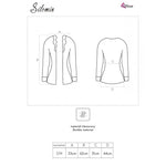 LIVCO CORSETTI FASHION - SILOMIN LC 1401 BODY + KLEID SCHWARZ EINE GRÖSSE