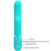 PRETTY LOVE - PERLITA MULTIFUNKTIONS-3-IN-1-G-PUNKT-VIBRATOR AQUA GRÜN